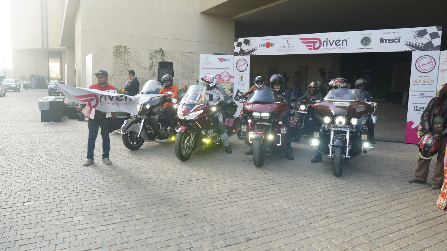 Bikes at the start line