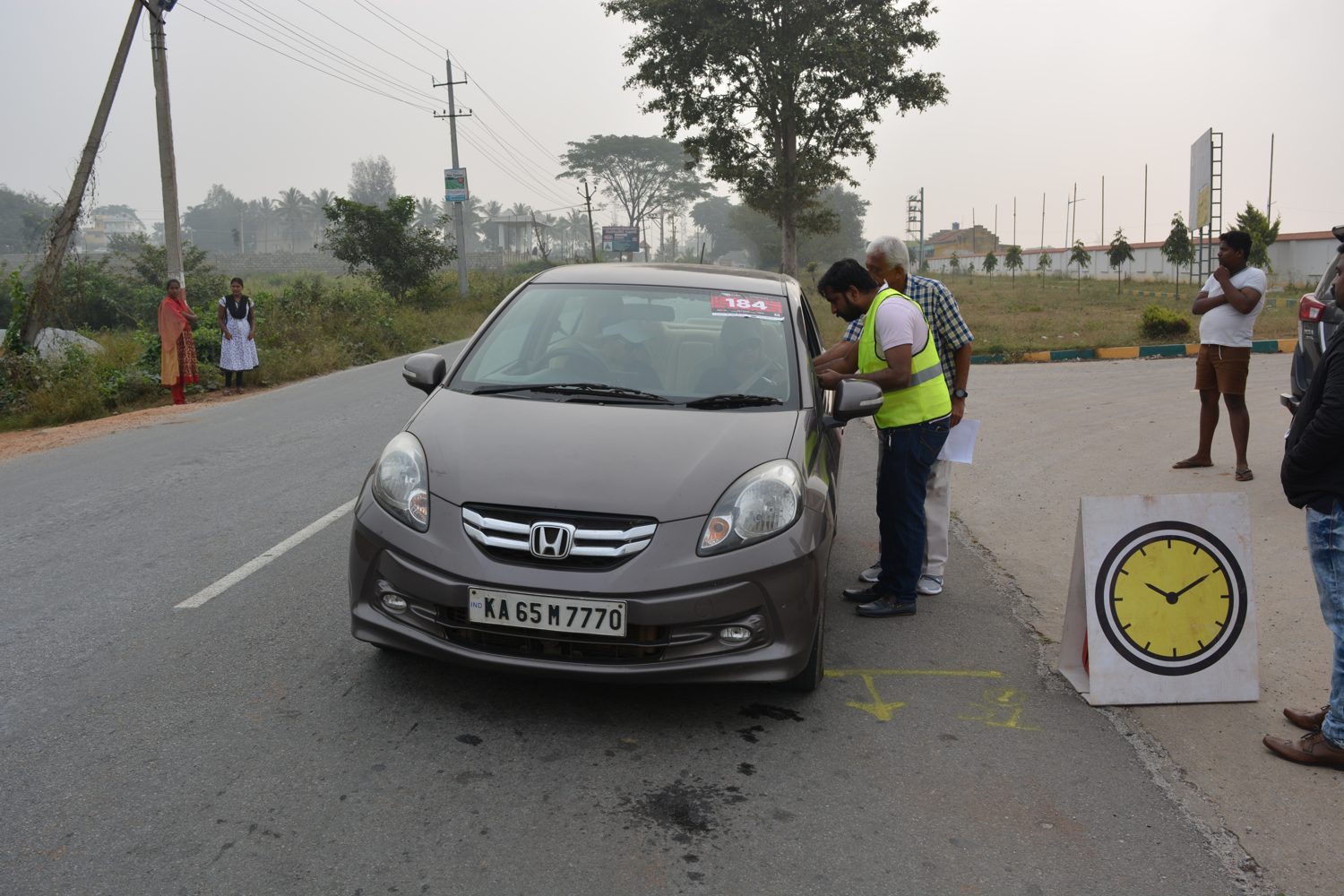 TSD checkpoint against the clock